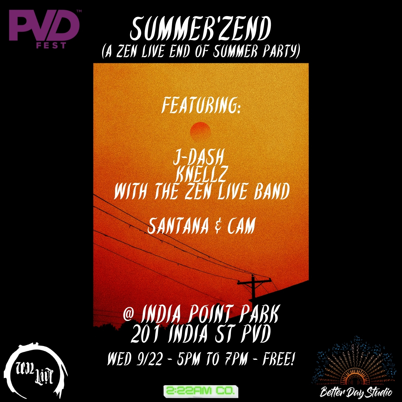 PVDFest in the Park: Summer’ZENd!