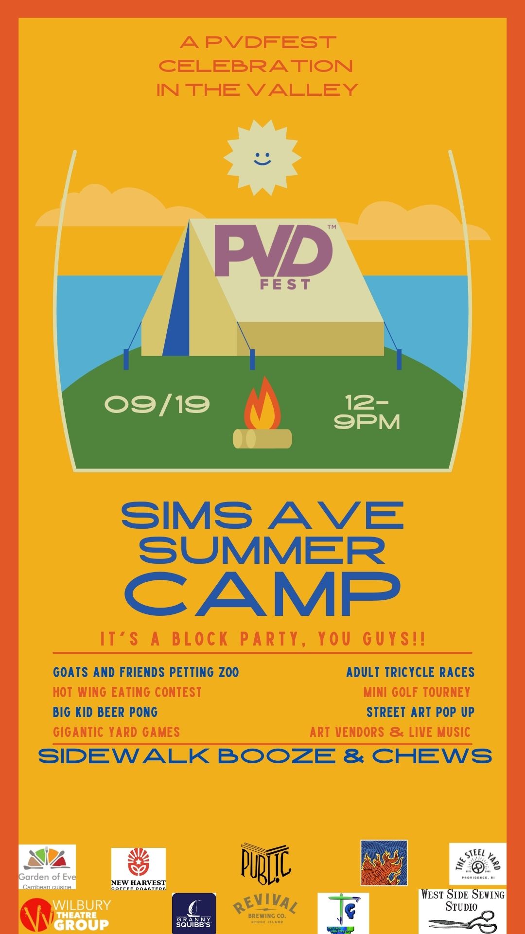 Summer Camp on Sims: A PVDFest Block Party