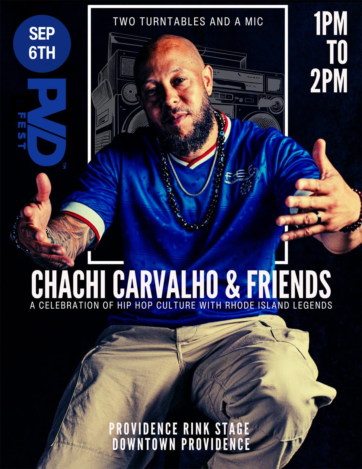 Two Turntables and a Mic: A celebration of Hip Hop Culture with Chachi Carvalho and Friends